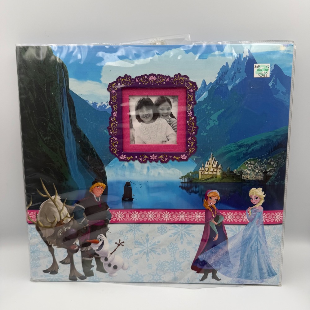 Disney Frozen Scrapbook Souvenir Album 20 Print Pages Brand New